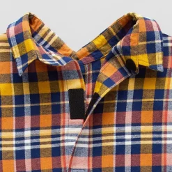 St. John's Bay Mens Easy-on + Easy-off Seated Wear Long Sleeve Adaptive Classic Fit Flannel Shirt