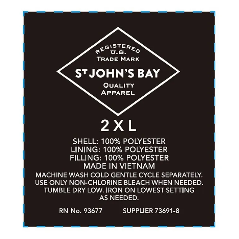 St. John's Bay Mens Midweight Big and Tall Jacket