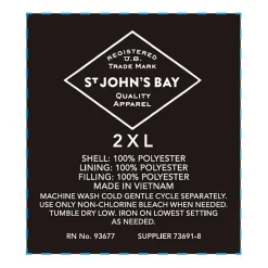 St. John's Bay Mens Midweight Big and Tall Jacket