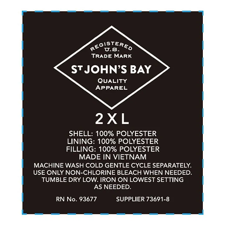St. John's Bay Mens Midweight Big and Tall Jacket