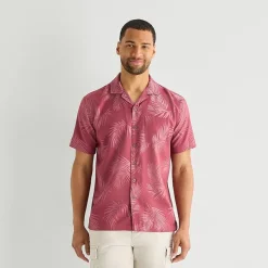 St. John's Bay Mens Short Sleeve Camp Shirt