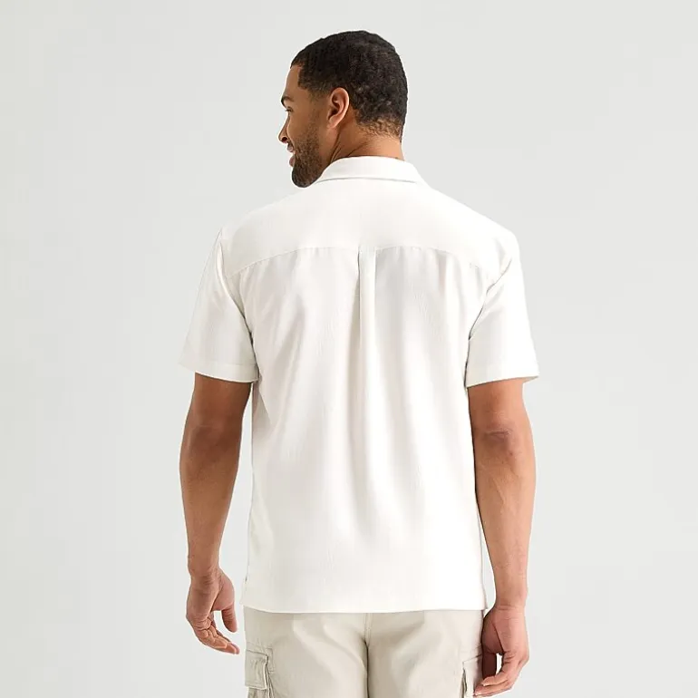 St. John's Bay Mens Short Sleeve Camp Shirt