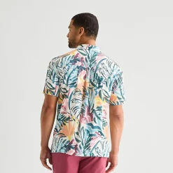 St. John's Bay Mens Short Sleeve Camp Shirt