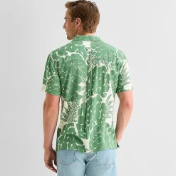 St. John's Bay Mens Short Sleeve Camp Shirt