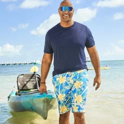 St. John's Bay Mens Short Sleeve Swim Shirt Big and Tall