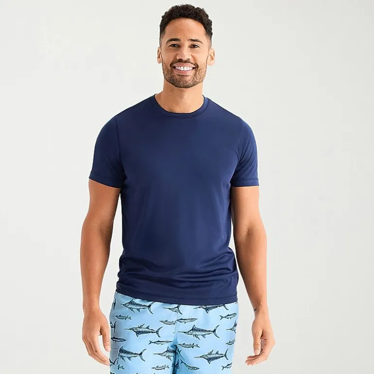 St. John's Bay Mens Short Sleeve Swim Shirt