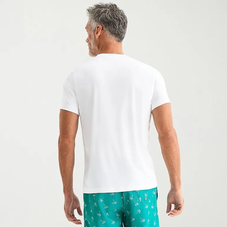 St. John's Bay Mens Short Sleeve Swim Shirt