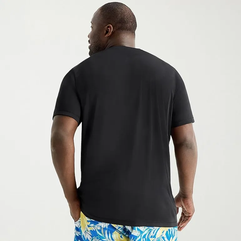 St. John's Bay Mens Short Sleeve Swim Shirt Big and Tall