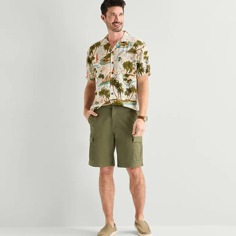 St. John's Bay Mens 10" Stretch Fabric Cargo Short