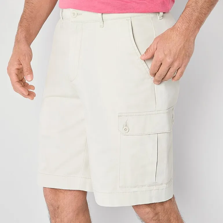 St. John's Bay Mens 10" Stretch Fabric Cargo Short