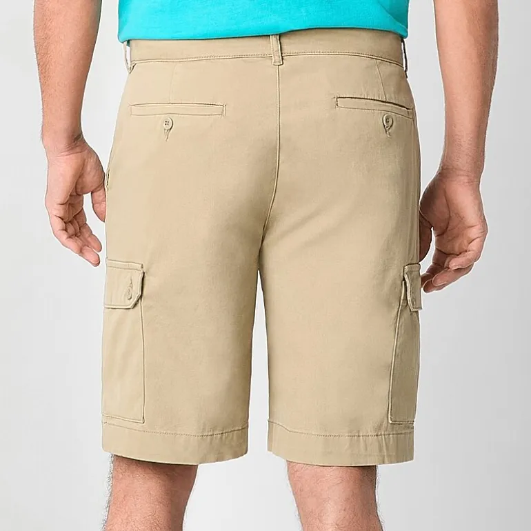 St. John's Bay Mens 10" Stretch Fabric Cargo Short