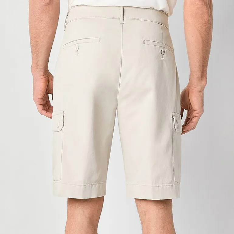 St. John's Bay Mens 10" Stretch Fabric Cargo Short