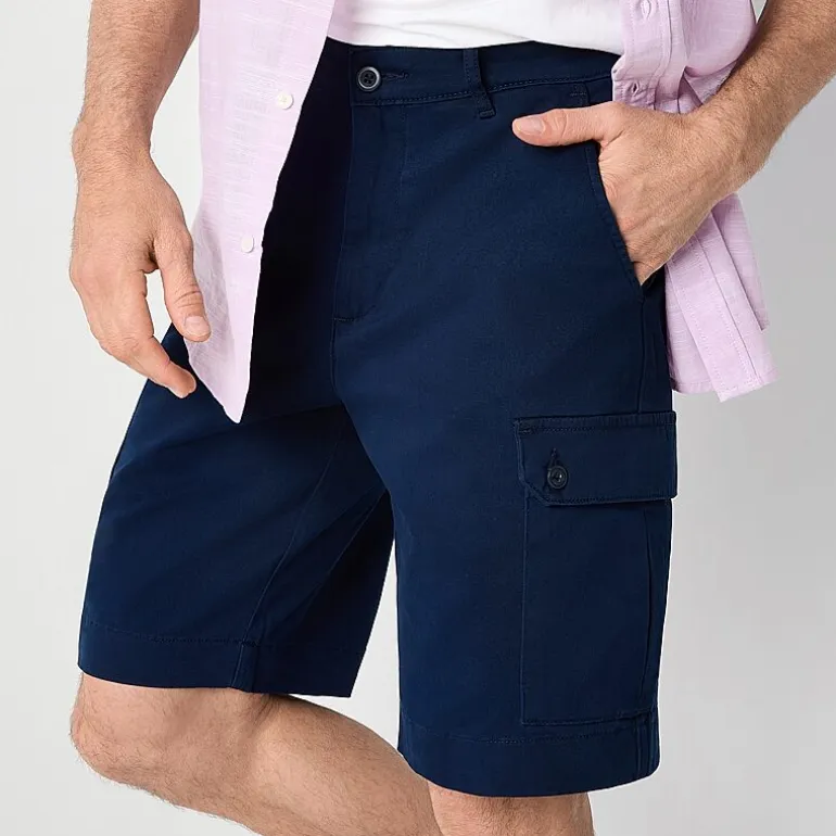 St. John's Bay Mens 10" Stretch Fabric Cargo Short