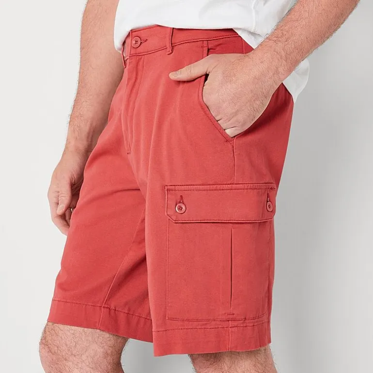 St. John's Bay Mens 10" Stretch Fabric Cargo Short