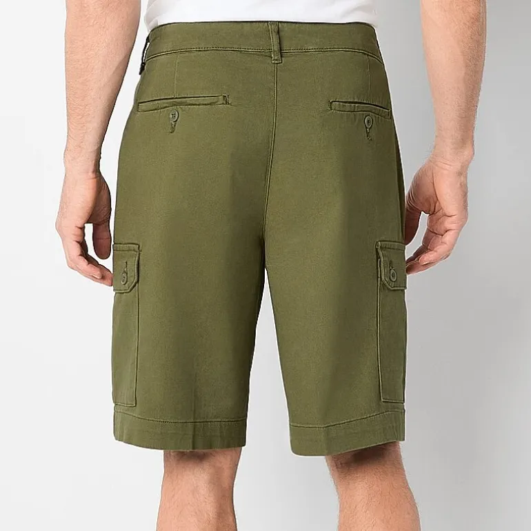 St. John's Bay Mens 10" Stretch Fabric Cargo Short