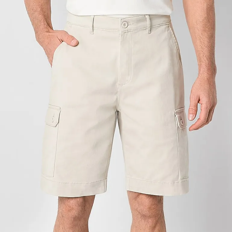 St. John's Bay Mens 10" Stretch Fabric Cargo Short