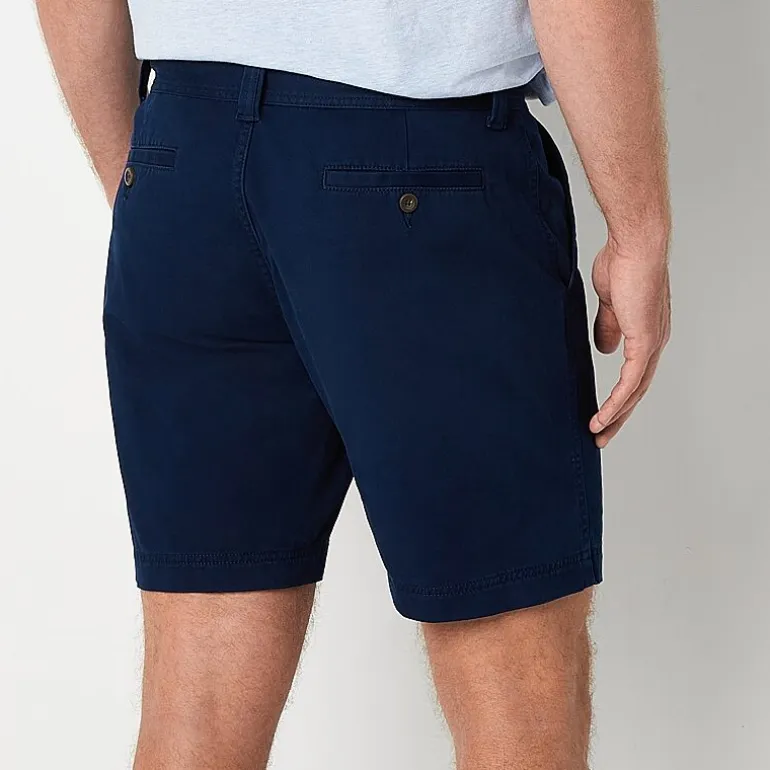 St. John's Bay Mens 9" Stretch Fabric Chino Short