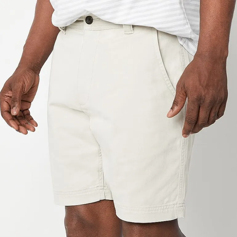 St. John's Bay Mens 9" Stretch Fabric Chino Short