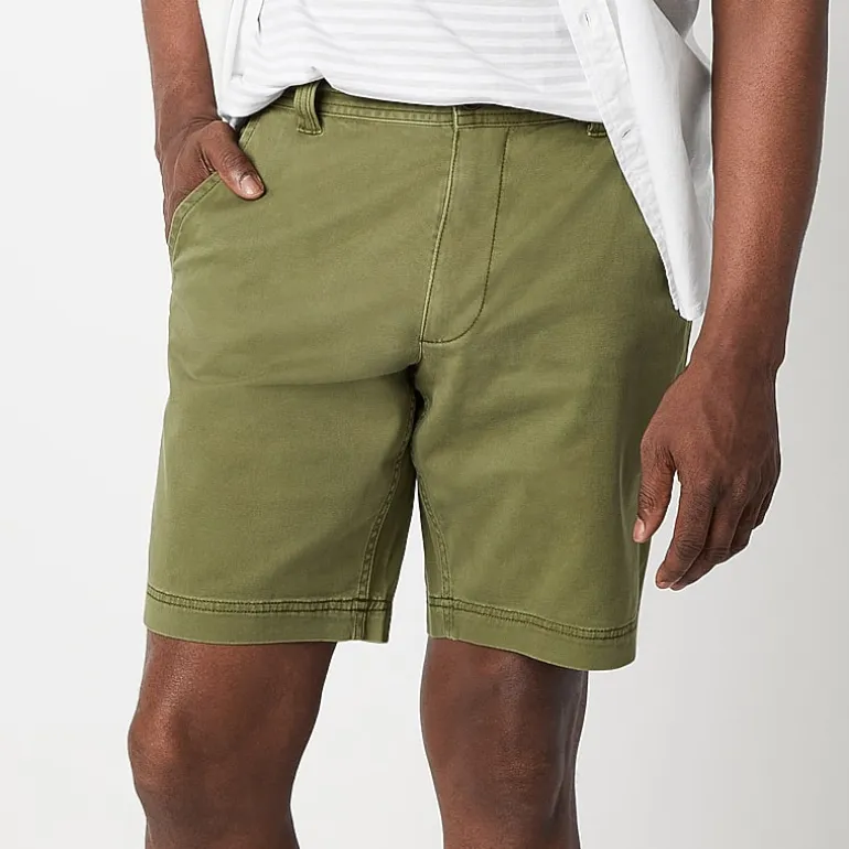 St. John's Bay Mens 9" Stretch Fabric Chino Short