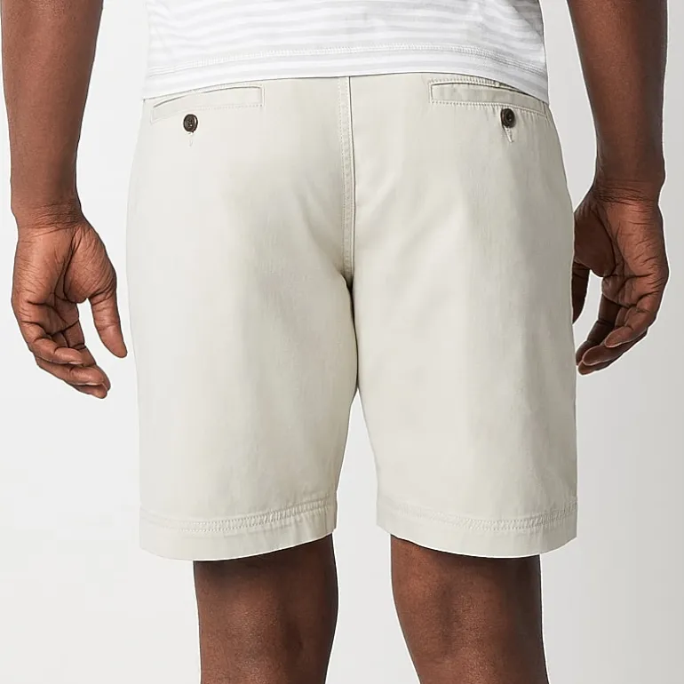 St. John's Bay Mens 9" Stretch Fabric Chino Short