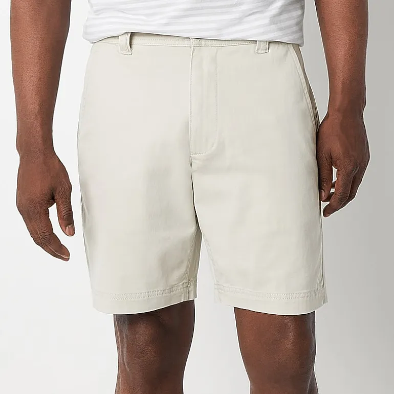 St. John's Bay Mens 9" Stretch Fabric Chino Short