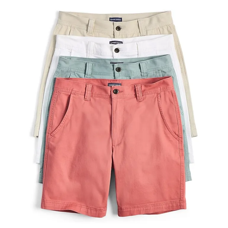 St. John's Bay Mens 9" Stretch Fabric Chino Short