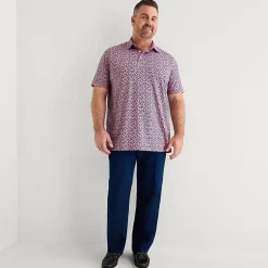 St. John's Bay Performance Big and Tall Mens Classic Fit Short Sleeve Polo Shirt