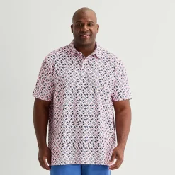St. John's Bay Performance Big and Tall Mens Classic Fit Short Sleeve Polo Shirt
