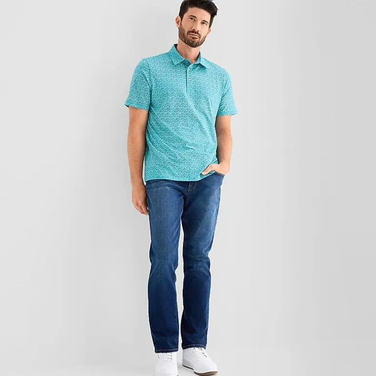 St. John's Bay Performance Mens Classic Fit Short Sleeve Polo Shirt
