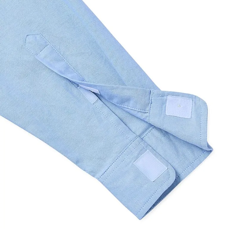 St. John's Bay Performance Oxford Mens Easy-on + Easy-off Seated Wear Long Sleeve Classic Fit Button-Down Shirt