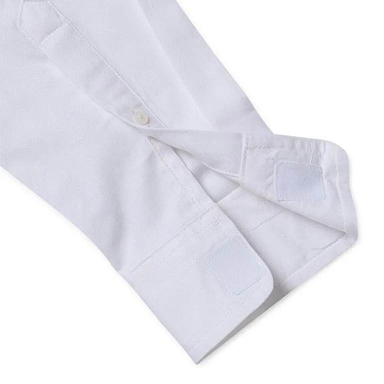 St. John's Bay Performance Oxford Mens Easy-on + Easy-off Seated Wear Long Sleeve Classic Fit Button-Down Shirt