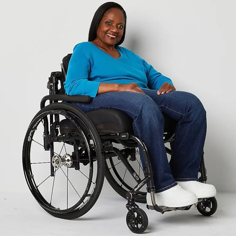 St. John's Bay Plus Adaptive "Seated" Womens Mid Rise Straight Leg Jean