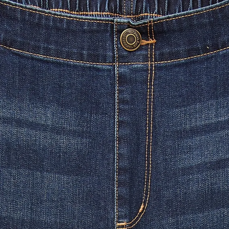 St. John's Bay Plus Adaptive "Seated" Womens Mid Rise Straight Leg Jean