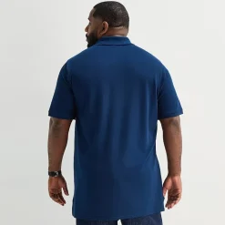 St. John's Bay Premium Stretch Big and Tall Mens Classic Fit Short Sleeve Polo Shirt