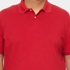 St. John's Bay Premium Stretch Big and Tall Mens Classic Fit Short Sleeve Polo Shirt