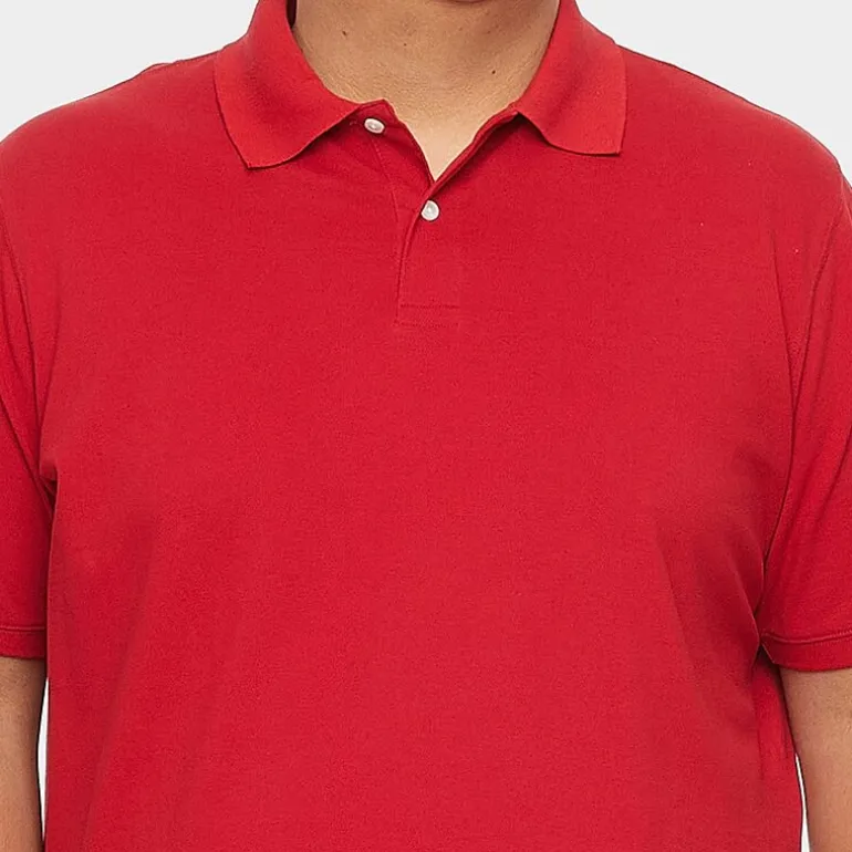St. John's Bay Premium Stretch Big and Tall Mens Classic Fit Short Sleeve Polo Shirt