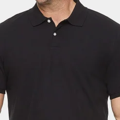 St. John's Bay Premium Stretch Big and Tall Mens Classic Fit Short Sleeve Polo Shirt