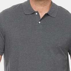St. John's Bay Premium Stretch Big and Tall Mens Classic Fit Short Sleeve Polo Shirt