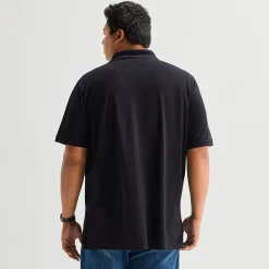 St. John's Bay Premium Stretch Big and Tall Mens Classic Fit Short Sleeve Polo Shirt