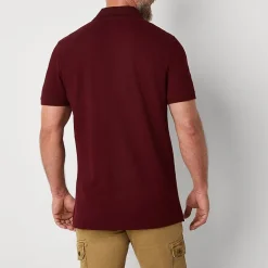 St. John's Bay Premium Stretch Mens Classic Fit Short Sleeve Polo Shirt