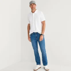 St. John's Bay Premium Stretch Mens Classic Fit Short Sleeve Polo Shirt