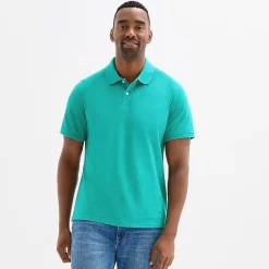 St. John's Bay Premium Stretch Mens Slim Fit Short Sleeve Polo Shirt