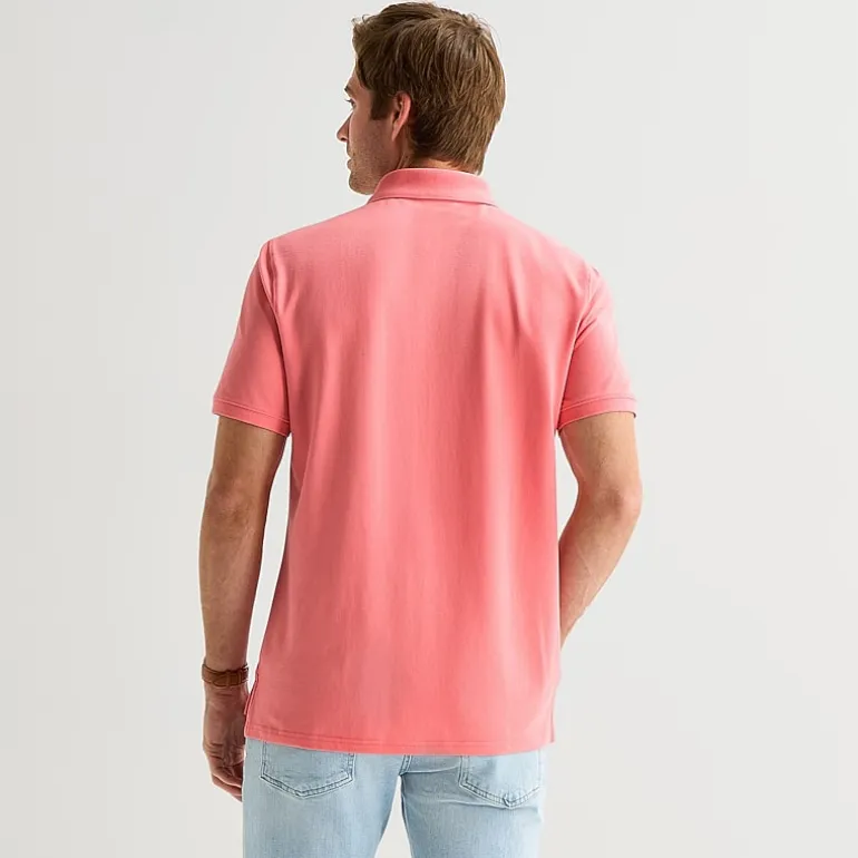 St. John's Bay Premium Stretch Mens Slim Fit Short Sleeve Polo Shirt