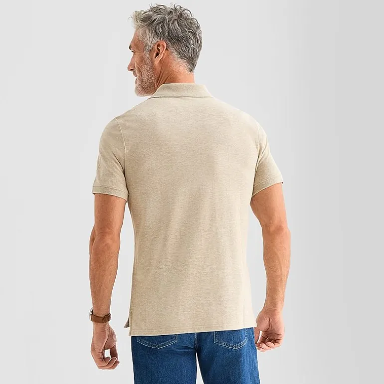 St. John's Bay Premium Stretch Mens Slim Fit Short Sleeve Polo Shirt