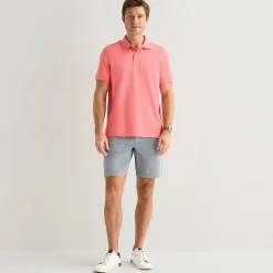 St. John's Bay Premium Stretch Mens Classic Fit Short Sleeve Polo Shirt