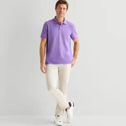 St. John's Bay Premium Stretch Mens Classic Fit Short Sleeve Polo Shirt