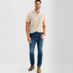 St. John's Bay Premium Stretch Mens Classic Fit Short Sleeve Polo Shirt
