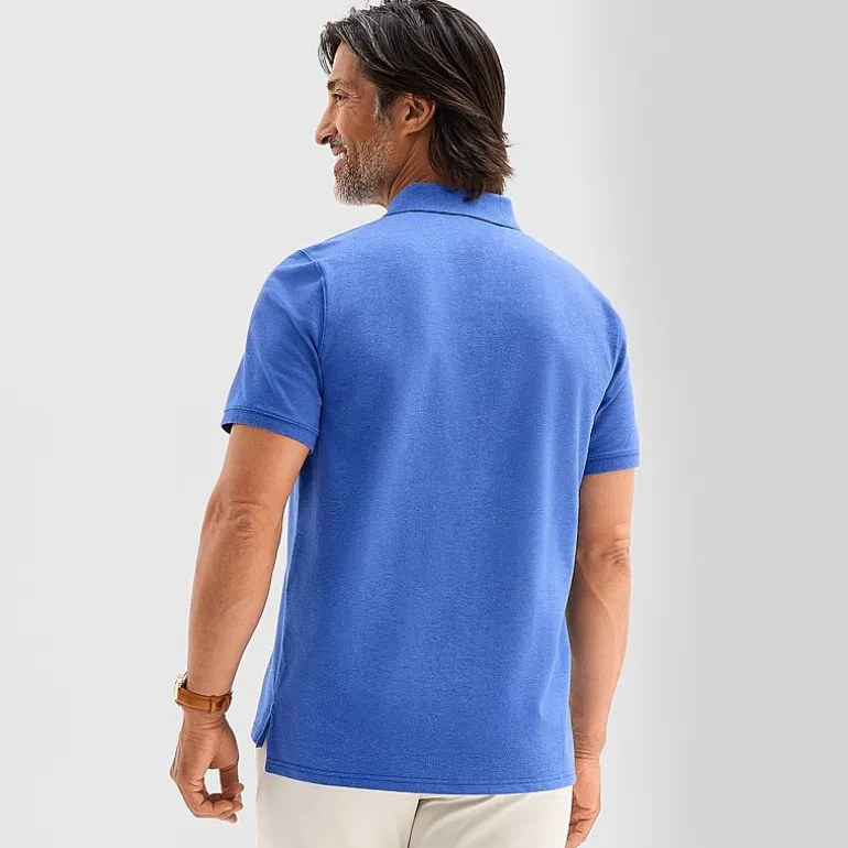 St. John's Bay Premium Stretch Mens Classic Fit Short Sleeve Polo Shirt