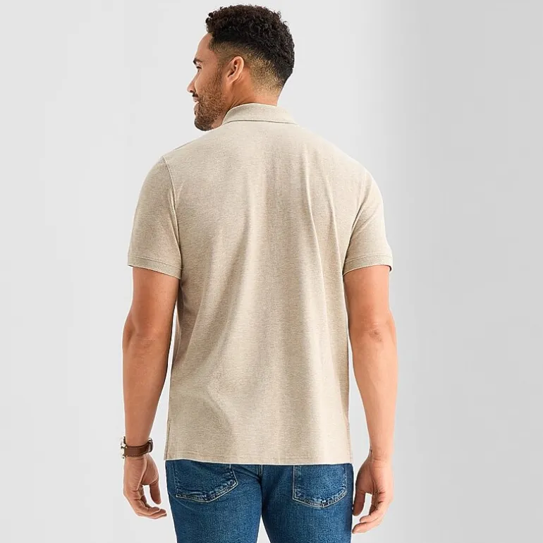 St. John's Bay Premium Stretch Mens Classic Fit Short Sleeve Polo Shirt