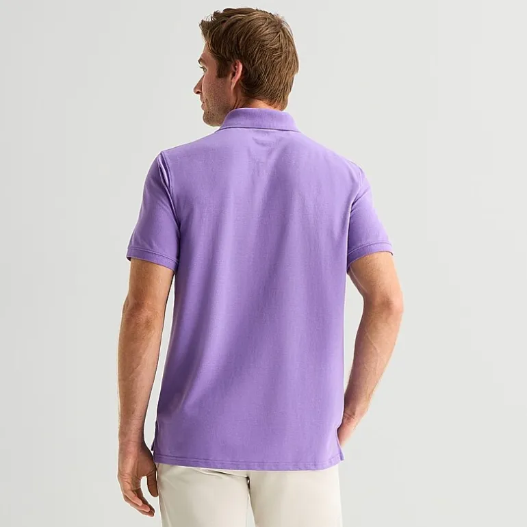 St. John's Bay Premium Stretch Mens Classic Fit Short Sleeve Polo Shirt